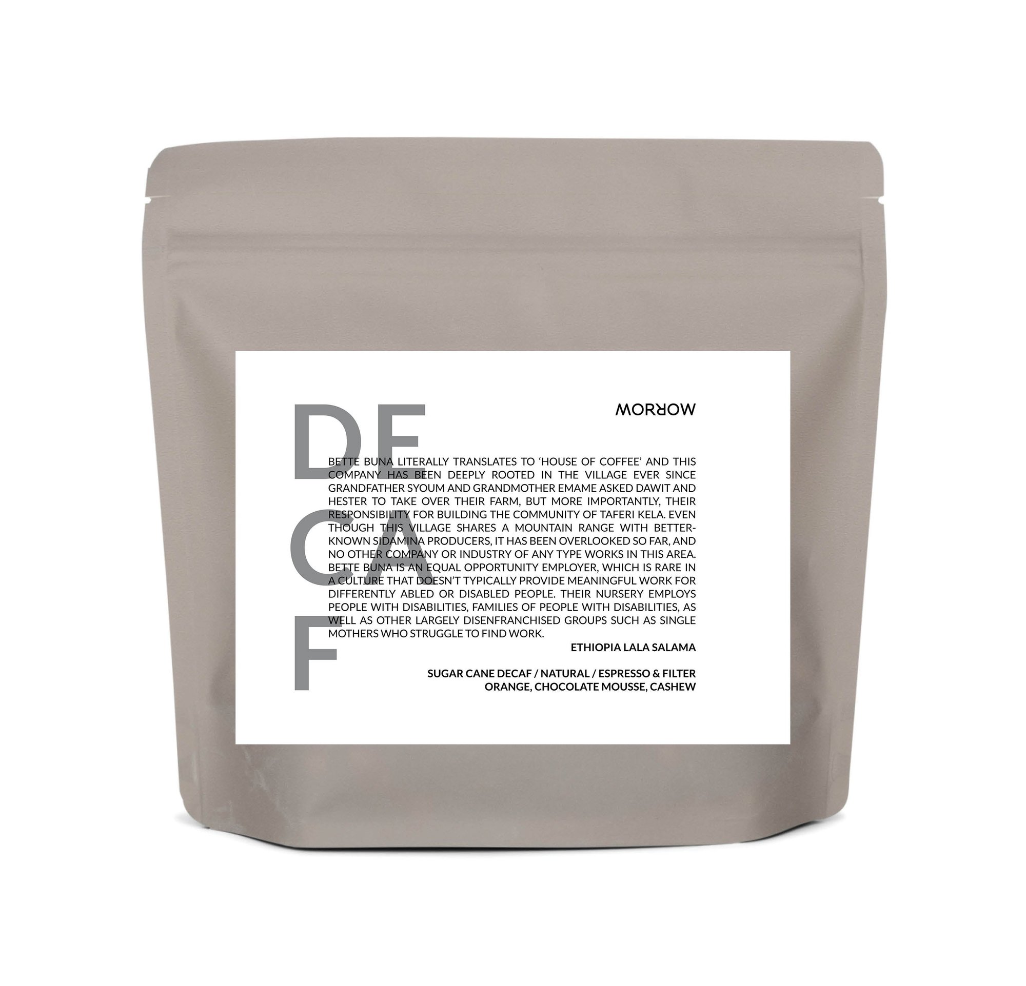 ETHIOPIA LALA SALAMA (DECAF) - FILTER & ESPRESSO