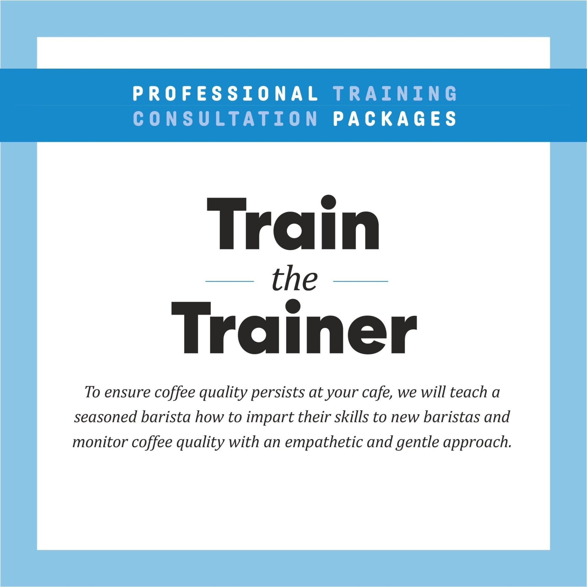 Train the Trainer