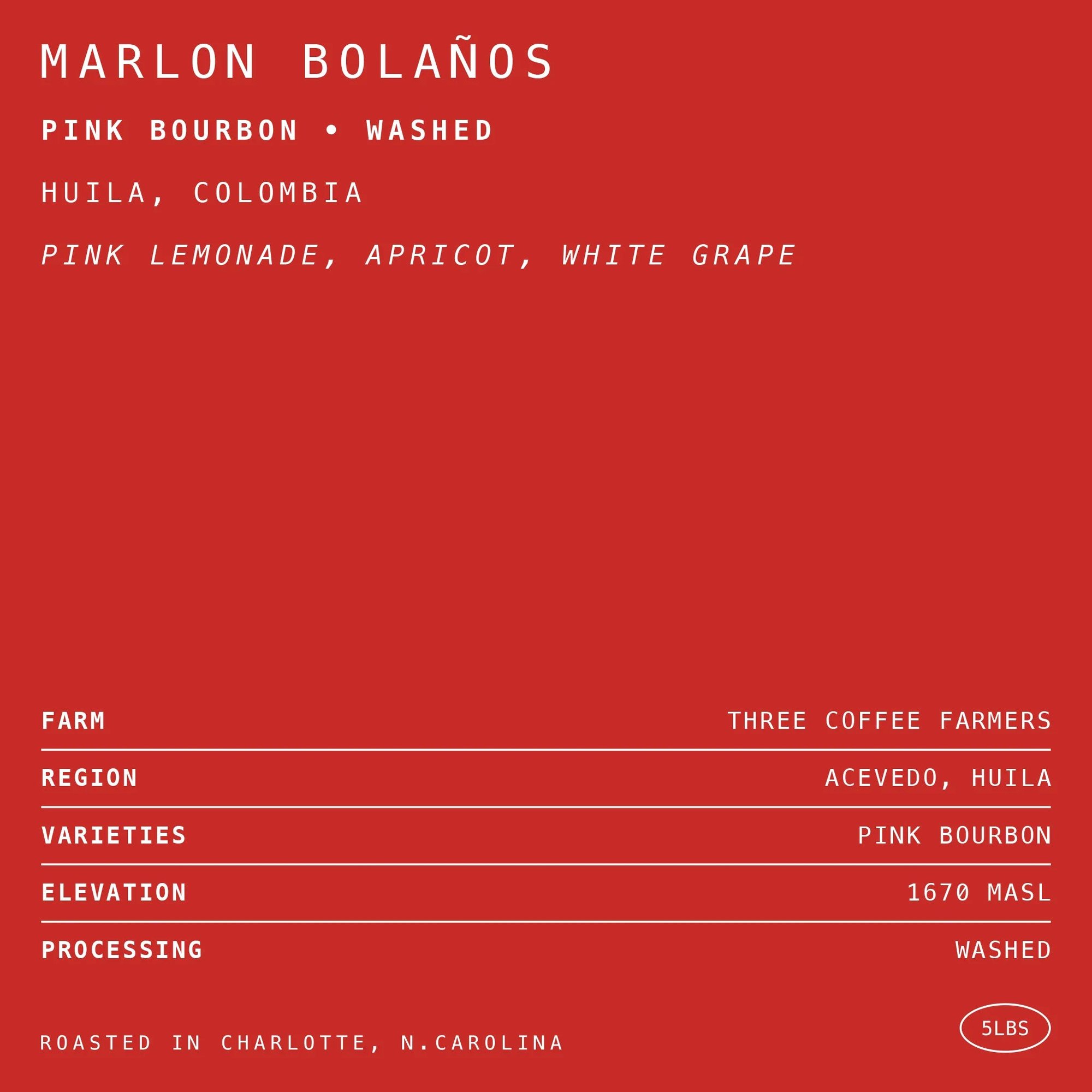 Marlon Bolaños Pink Bourbon