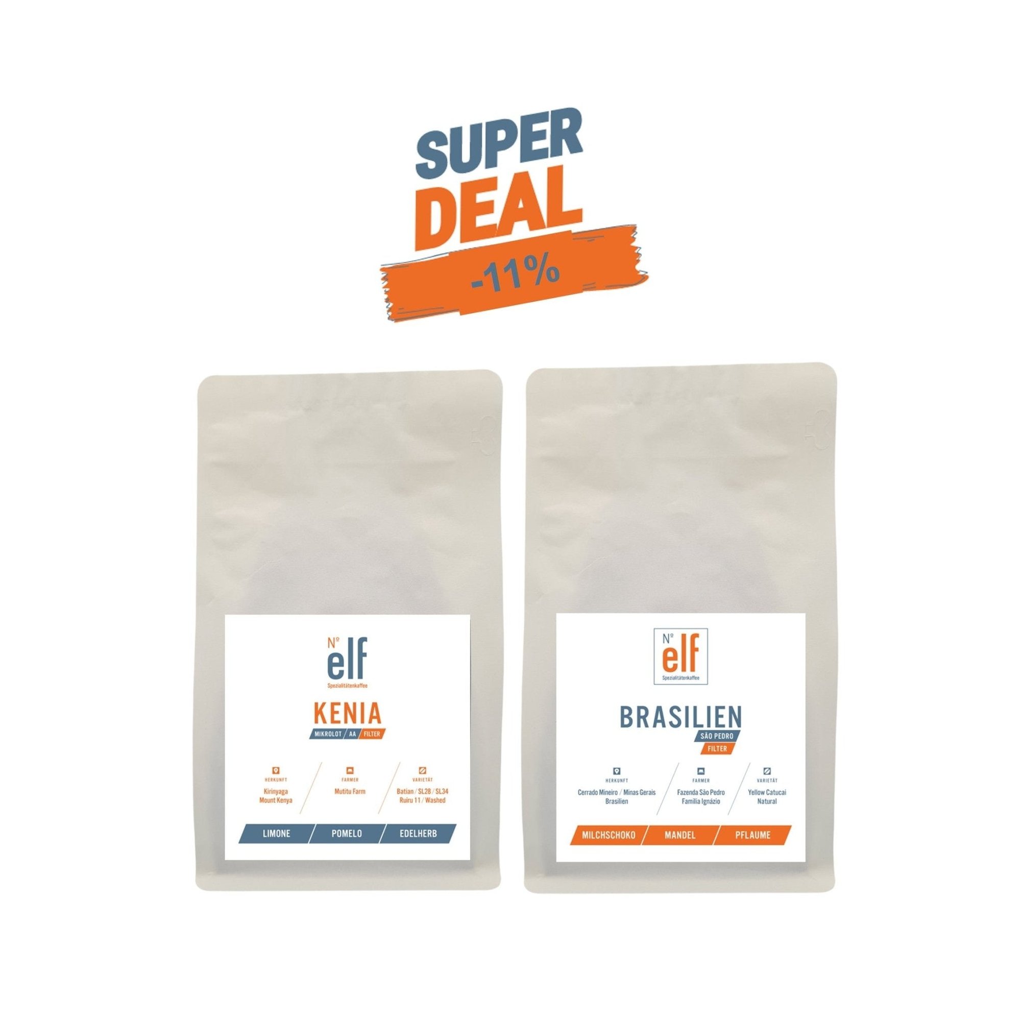 Kaffeebohnen FILTERKAFFEE Probier-Duo