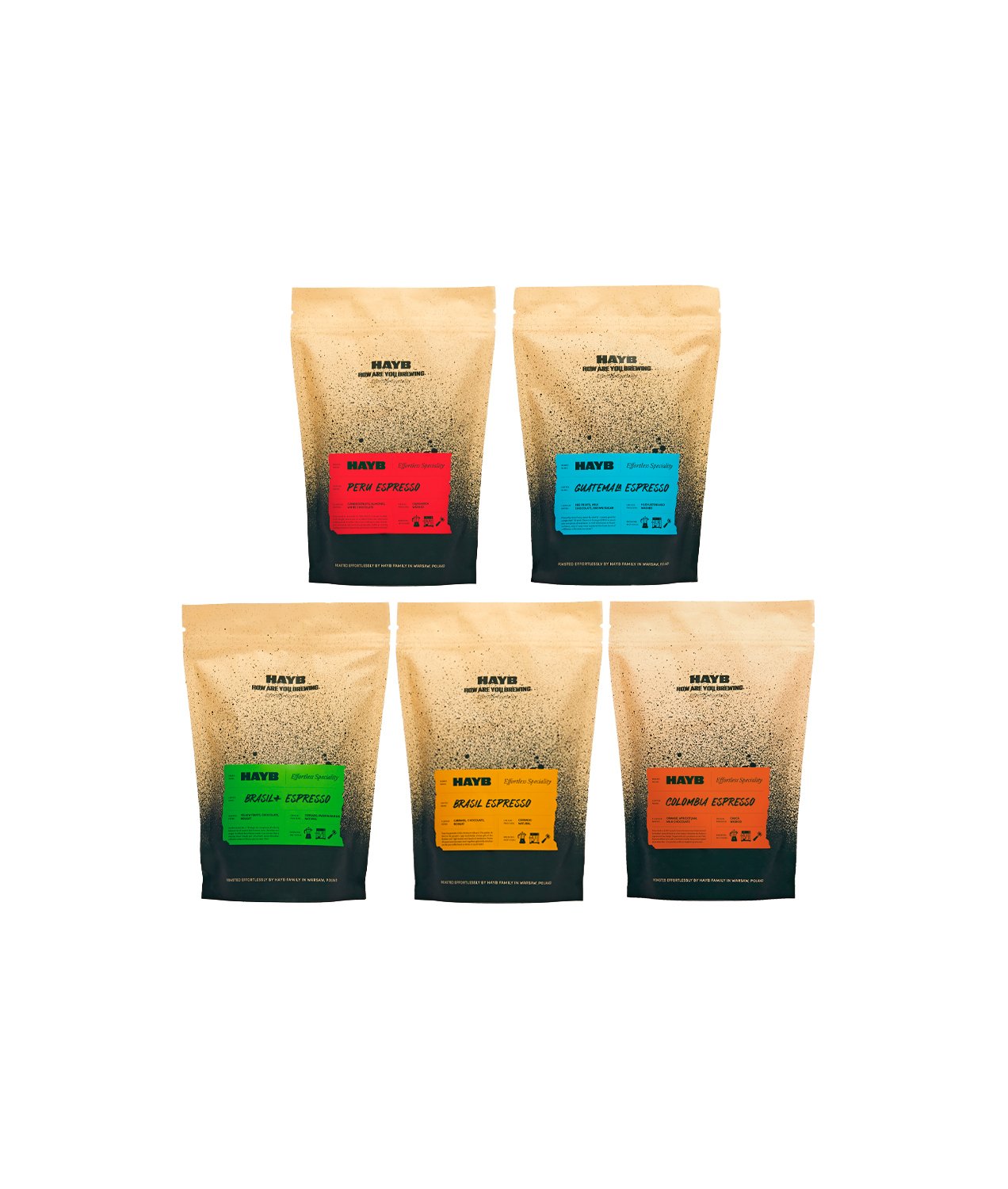 HAYB Single Origin Espresso Starter Pack – set for espresso
