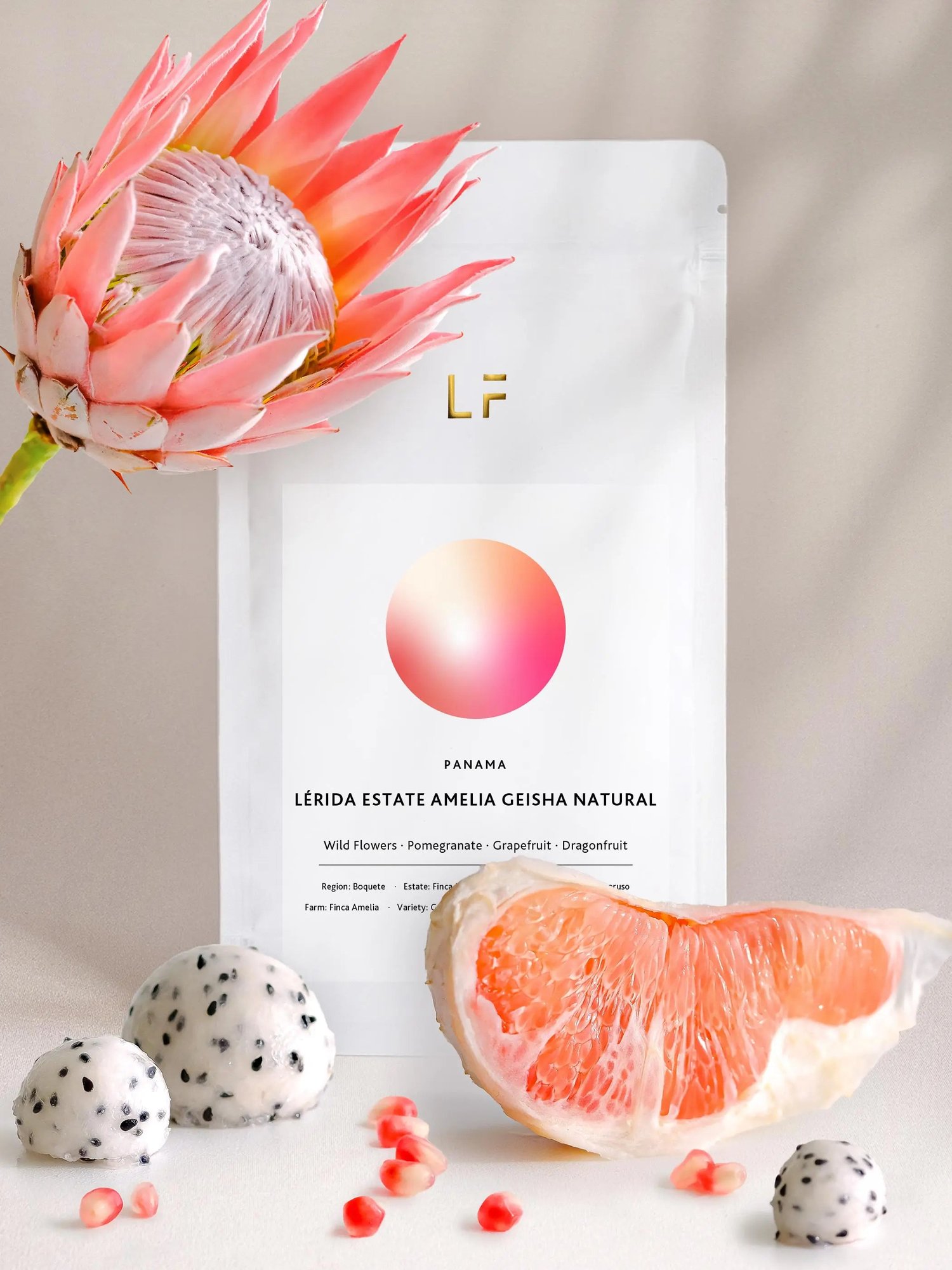 Amelia Geisha natural · Lerida Estate
