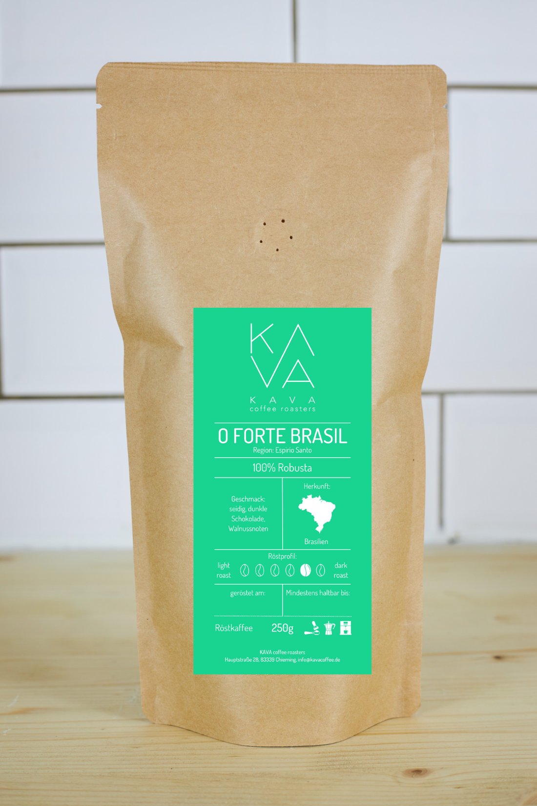 O Forte Brasil Espresso 100% Robusta (AT)