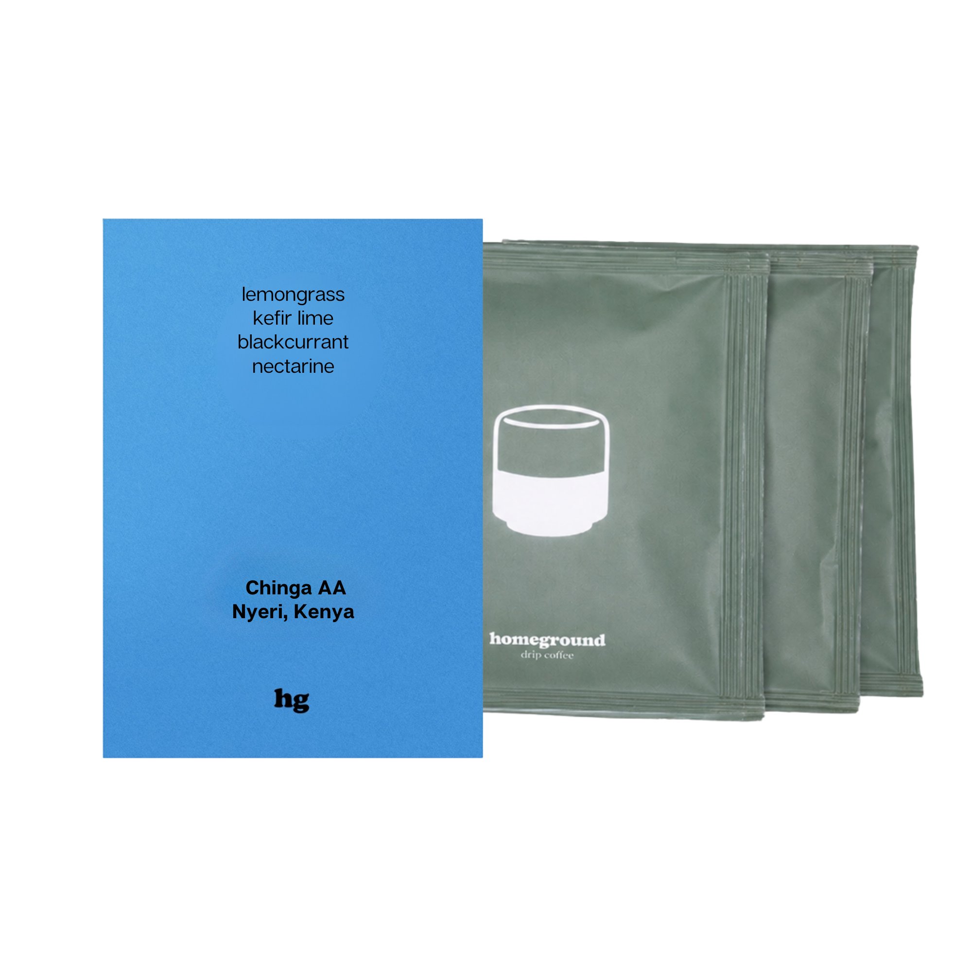 Chinga AA, SL28 & SL34 & Ruiru11 & Batian, Washed, Kenya (Drip Bag In-store)
