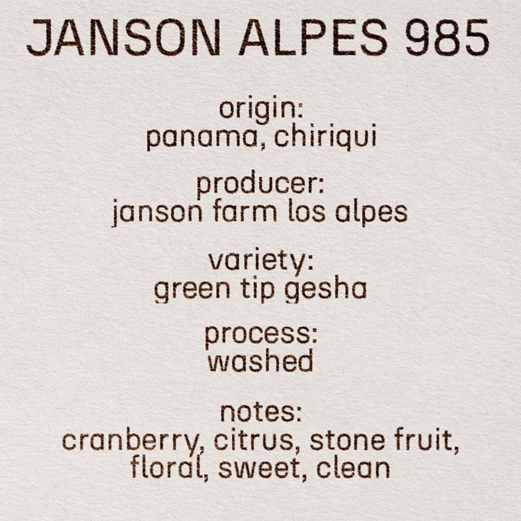 Janson GWA 985