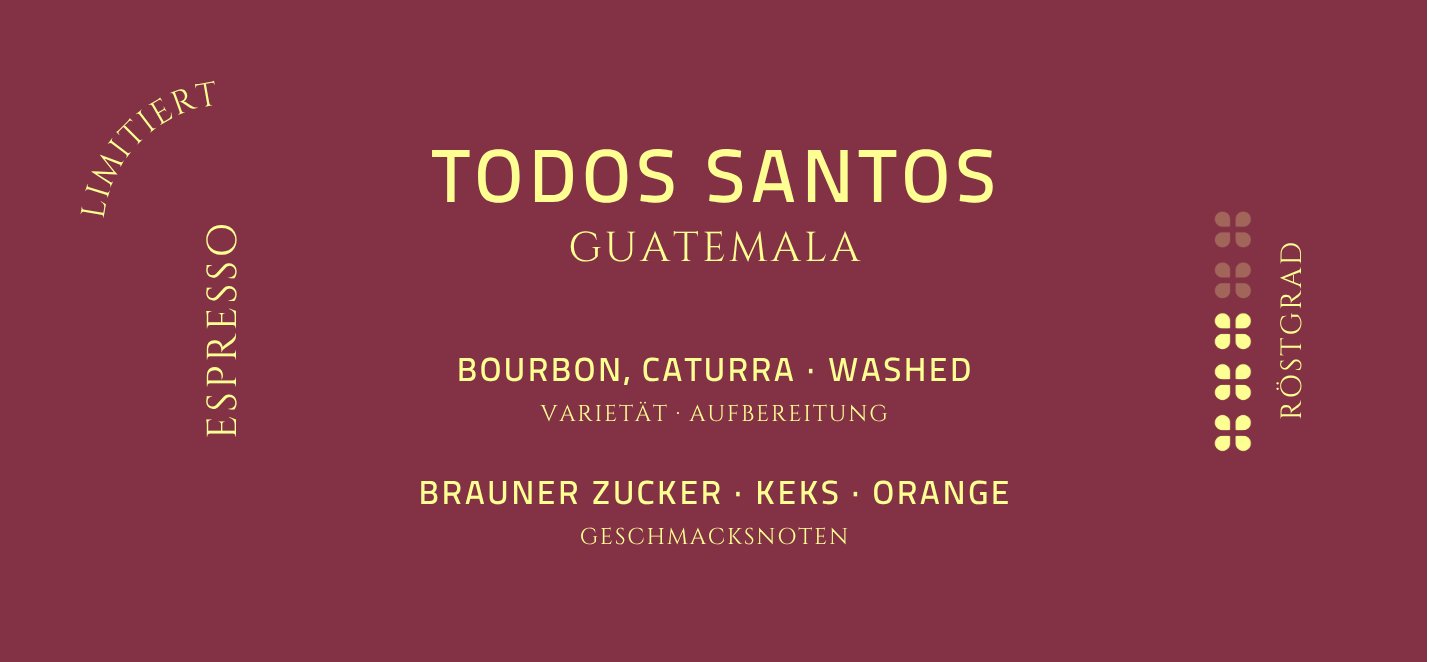 TODOS SANTOS · GUATEMALA · ESPRESSO