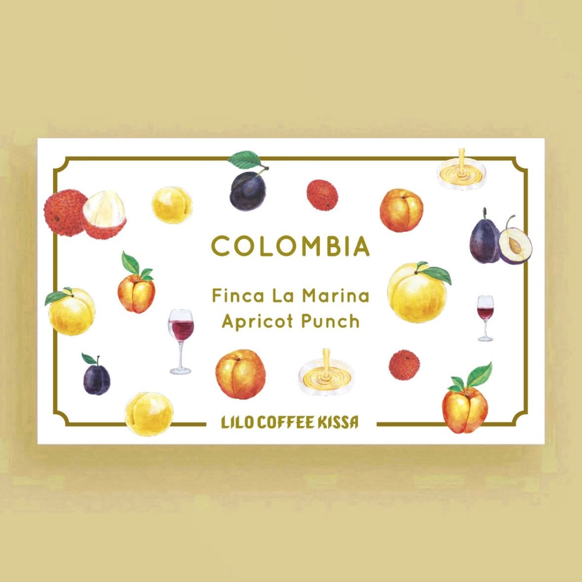 【喫茶】COLOMBIA Finca La Marina Apricot Punch
