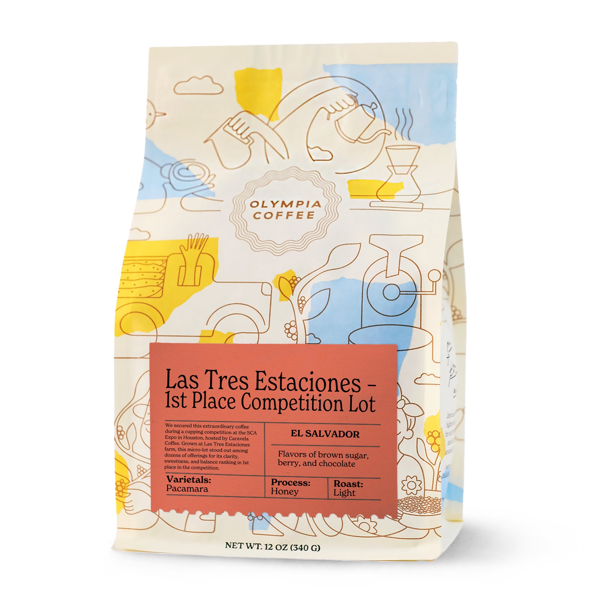 El Salvador Las Tres Estaciones – 1st Place Competition Lot