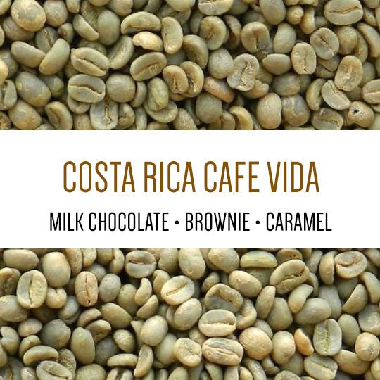 Costa Rica Cafe Vida Washed (GREEN)