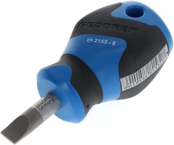 Screwdriver Stubby Slot 8 mm