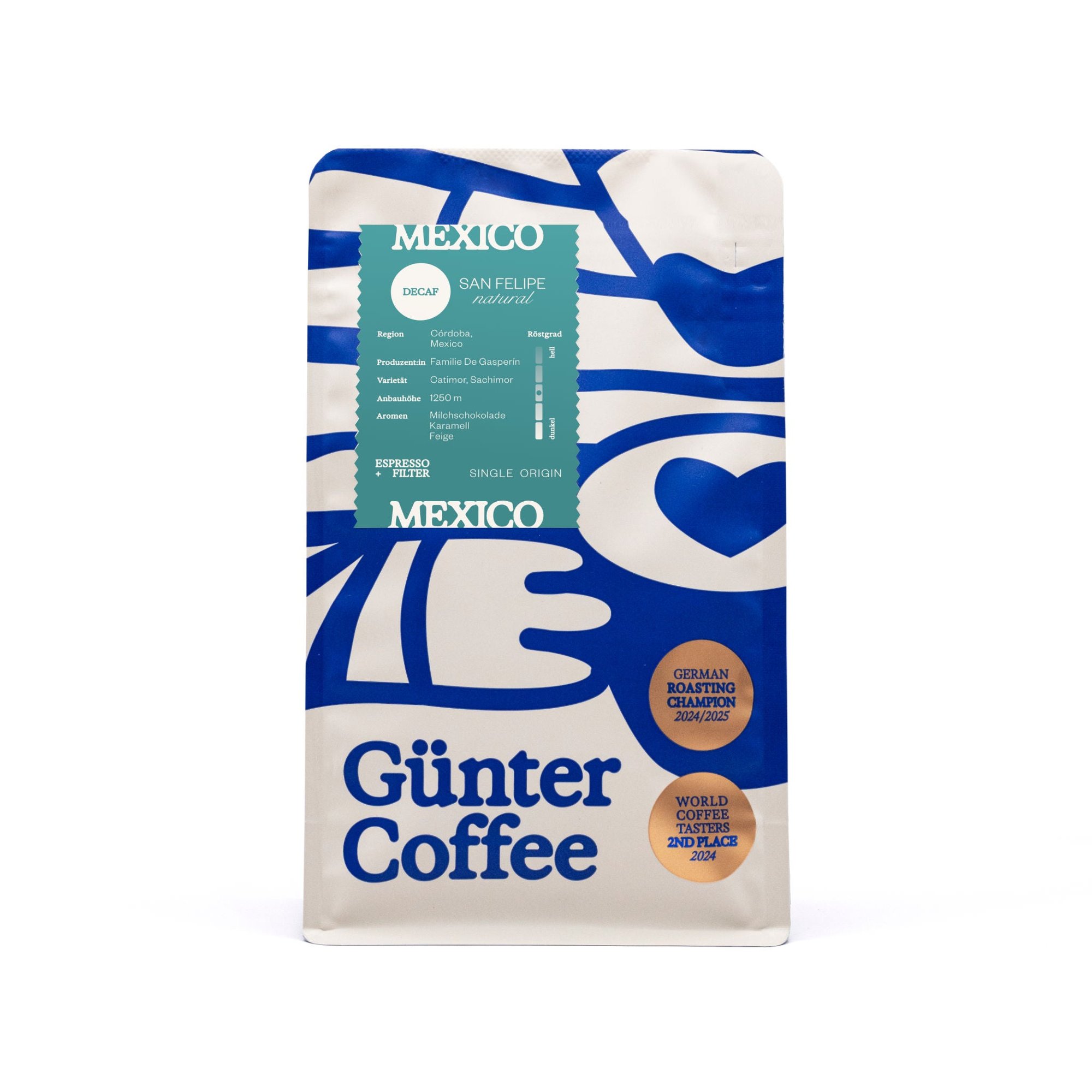 DECAF Mexico Natural Decaffeinated Coffee Beans