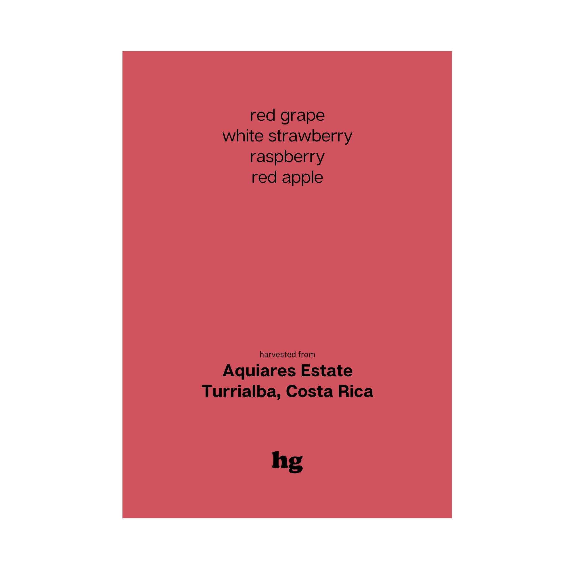 Aquiares Estate, F1 Centroamericano, Anaerobic Natural, Costa Rica (In-store)