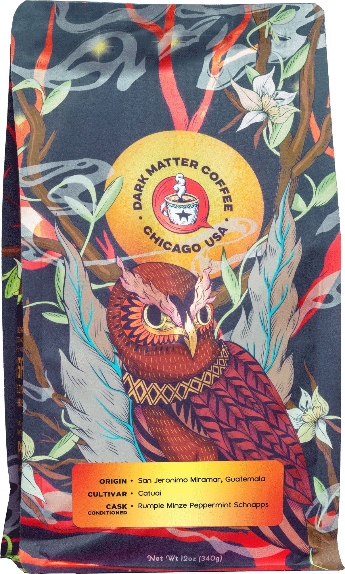 Espiritu- Catuai Conditioned in Rumple Minze Peppermint Schnapps