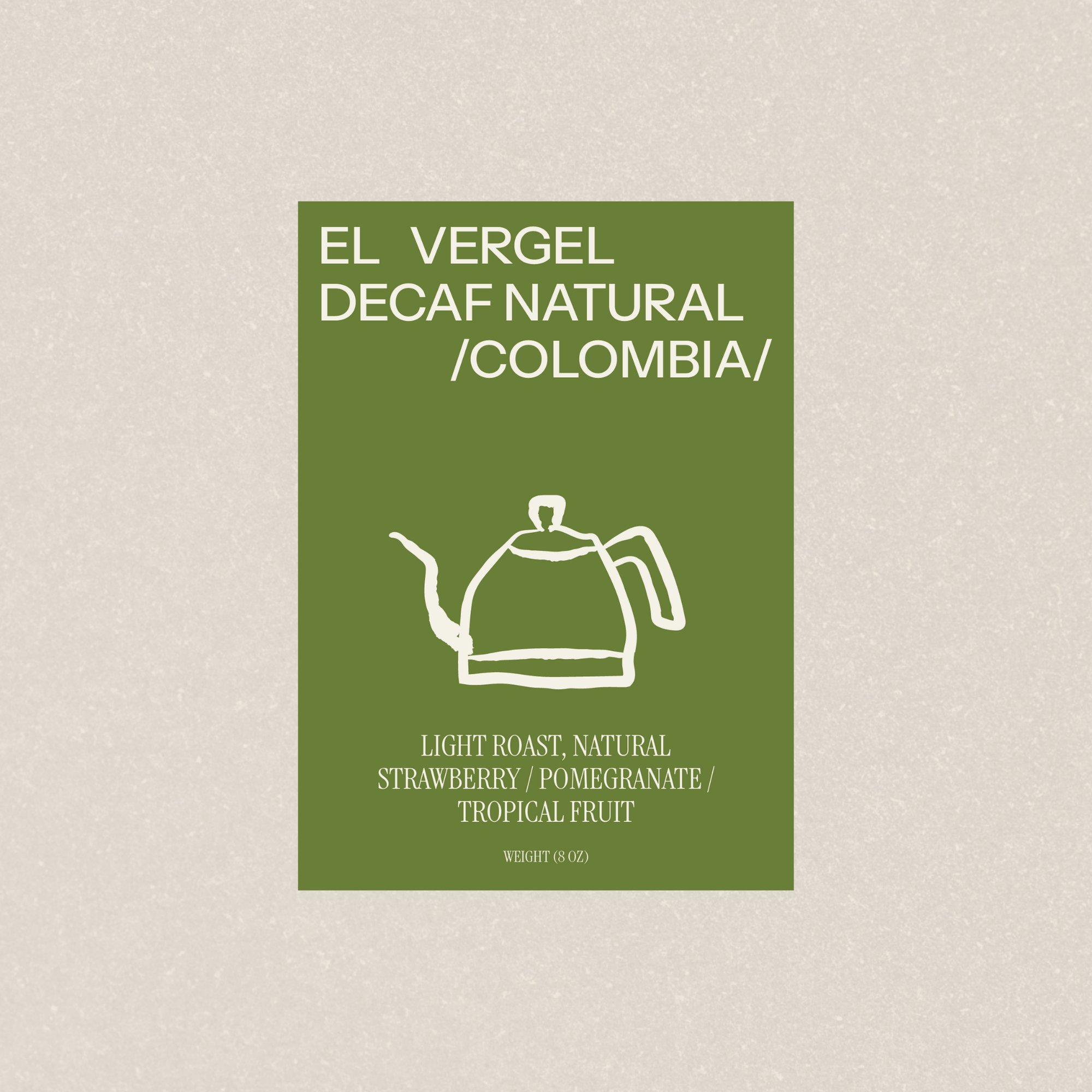 El Vergel Decaf Natural