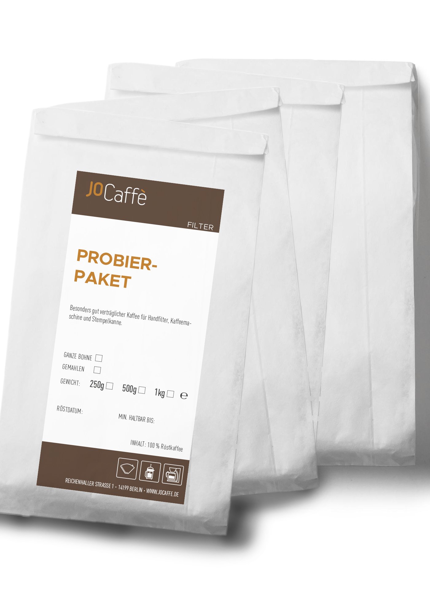 PROBIERPAKET ESPRESSO 4 x 250 g