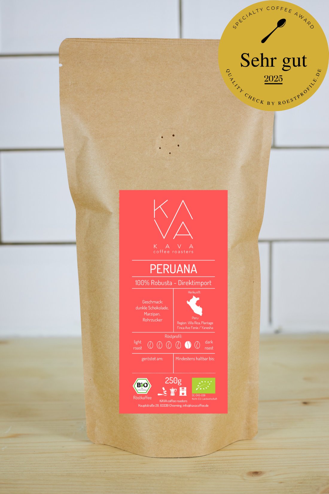 BIO Espresso PERUANA 100% Robusta (DIREKTIMPORT) (AT)