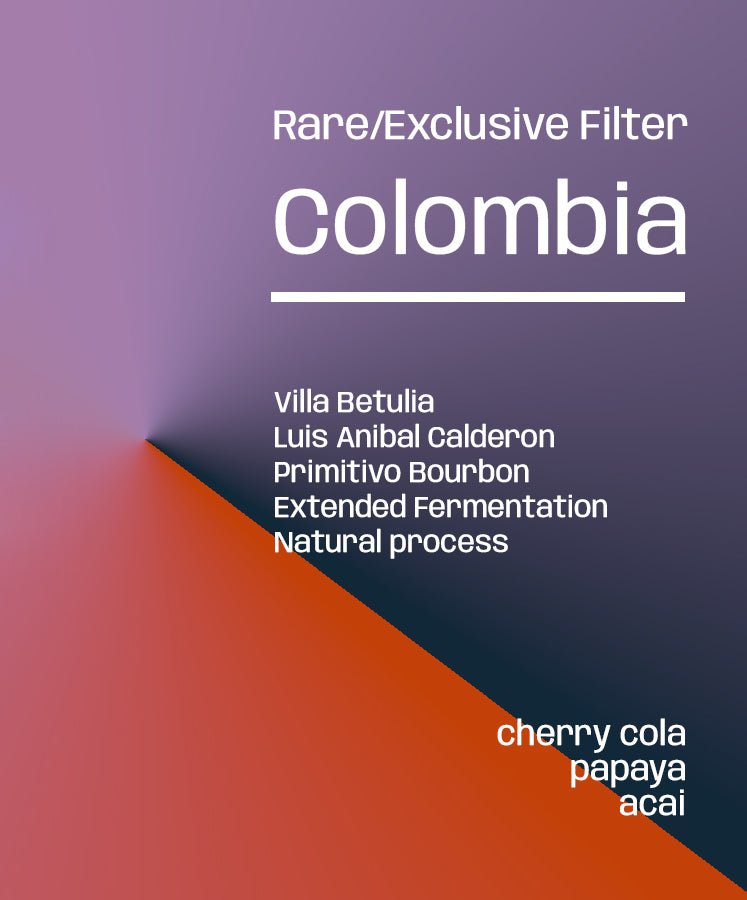 Colombia Villa Betulia Primitivo - Rare/Exclusive Filter