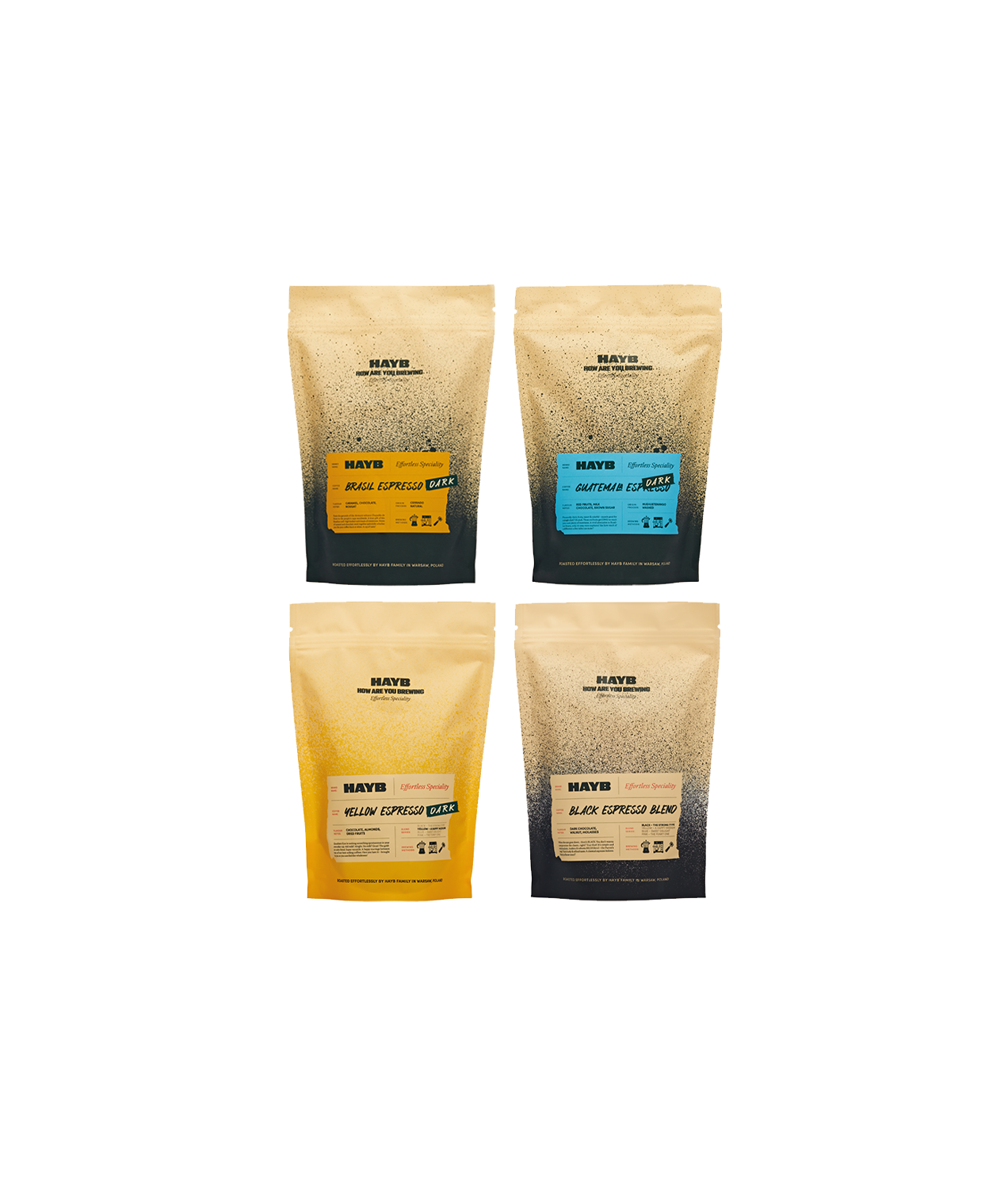 HAYB DARK Espresso Starter Pack – Espresso Set