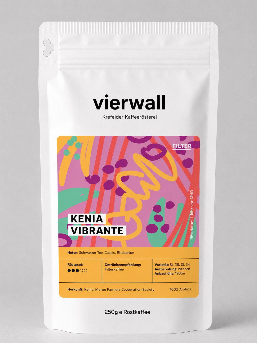 Kenia Vibrante - Filterkaffee aus Kenia | vierwall