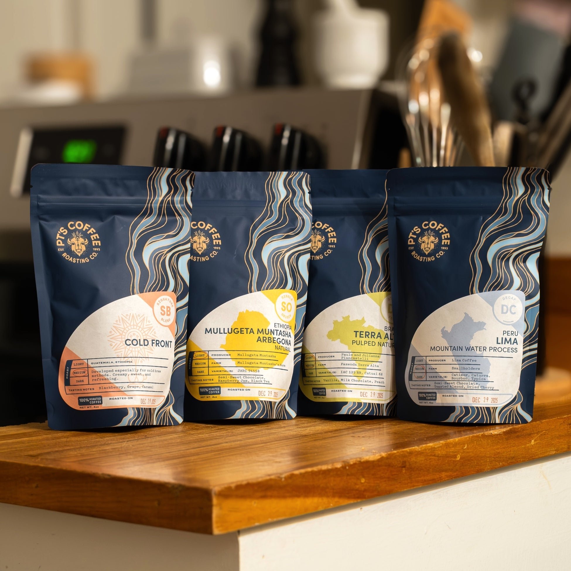 PT's Coffee Sampler