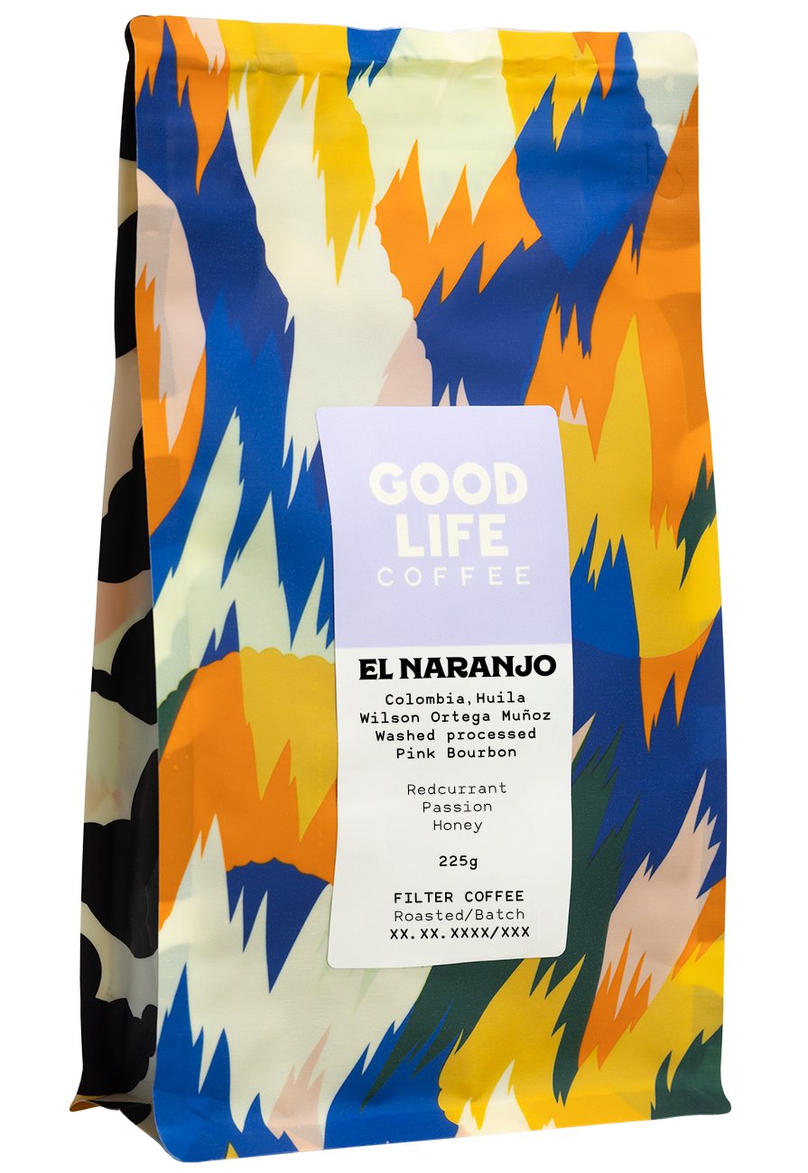 EL NARANJO, PINK BOURBON, KOLUMBIA - SUODATINKAHVI