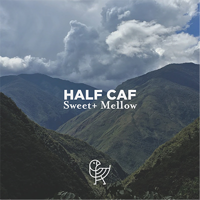 Half Caf 1 x 8 oz decaf, 1 x 8 oz regular