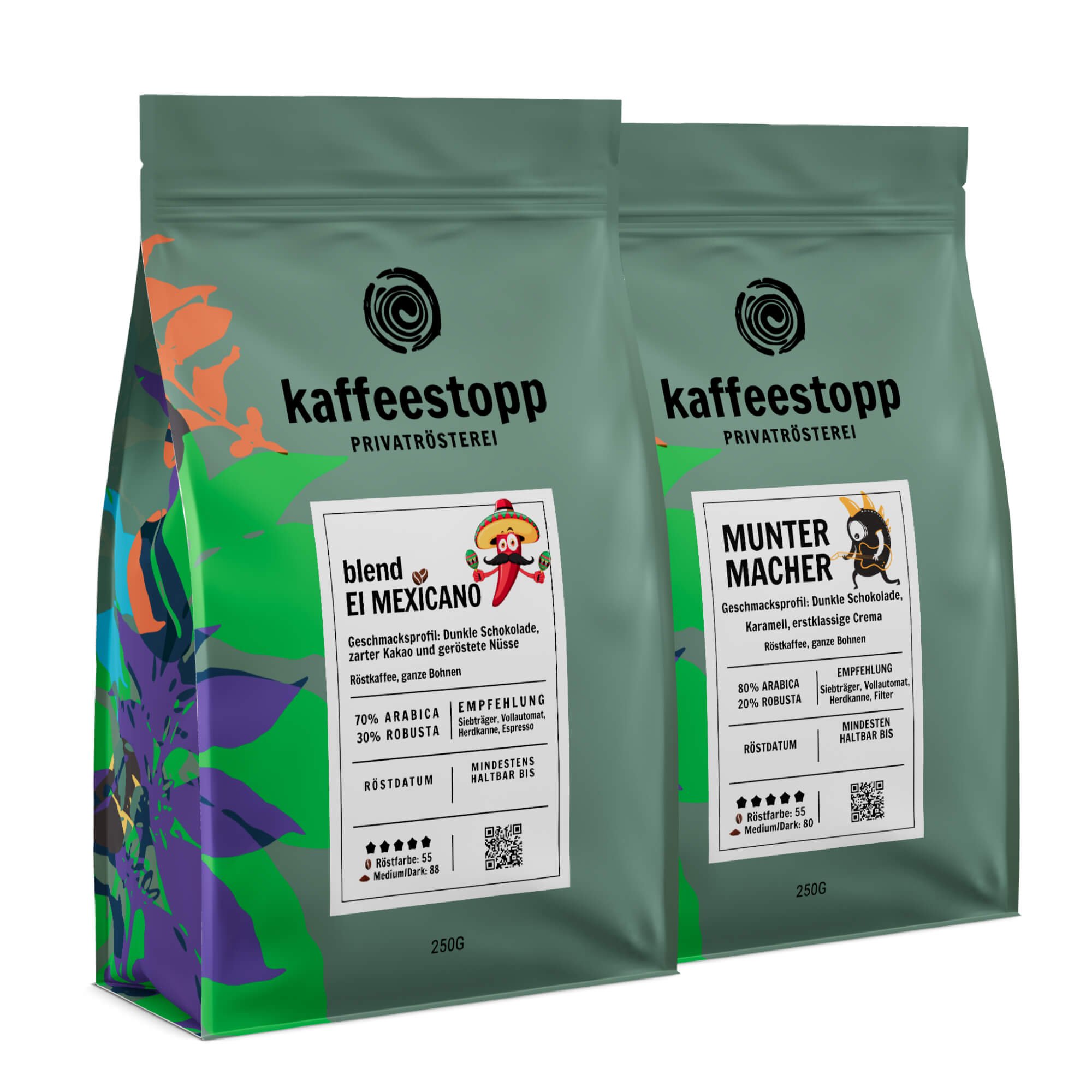 Probierpaket Espresso dunkle Röstung