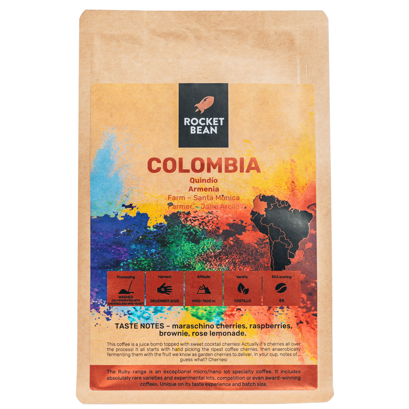 Colombia | Quindio, Jairo Arcila, Washed (Co-fermented with cherries and wine yeast)