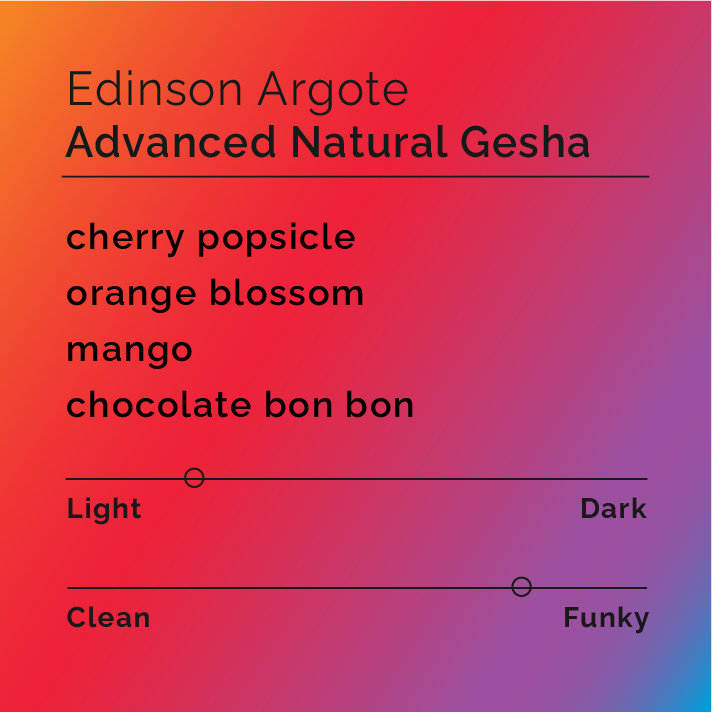Edinson Argote - Advanced Natural Gesha