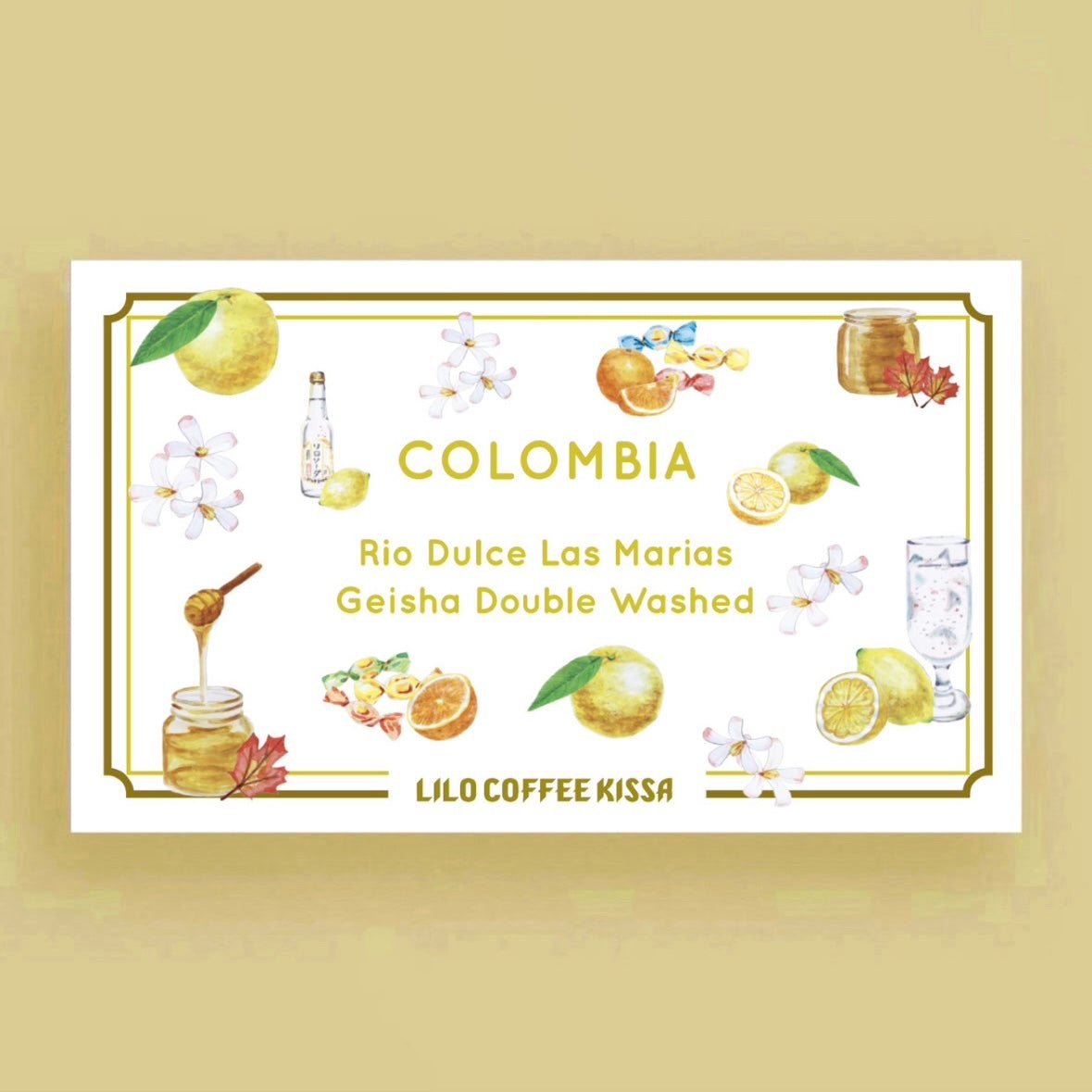 (終売済み)【Kissa】COLOMBIA Rio Dulce Geisha Double Washed