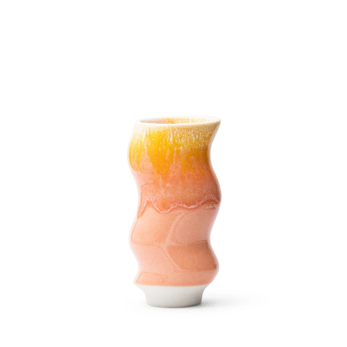 【Studio Arhoj】 Hana Vase Small Wave - Sunset [スタジオアーホイ ハナベースウェーブ - サンセット]