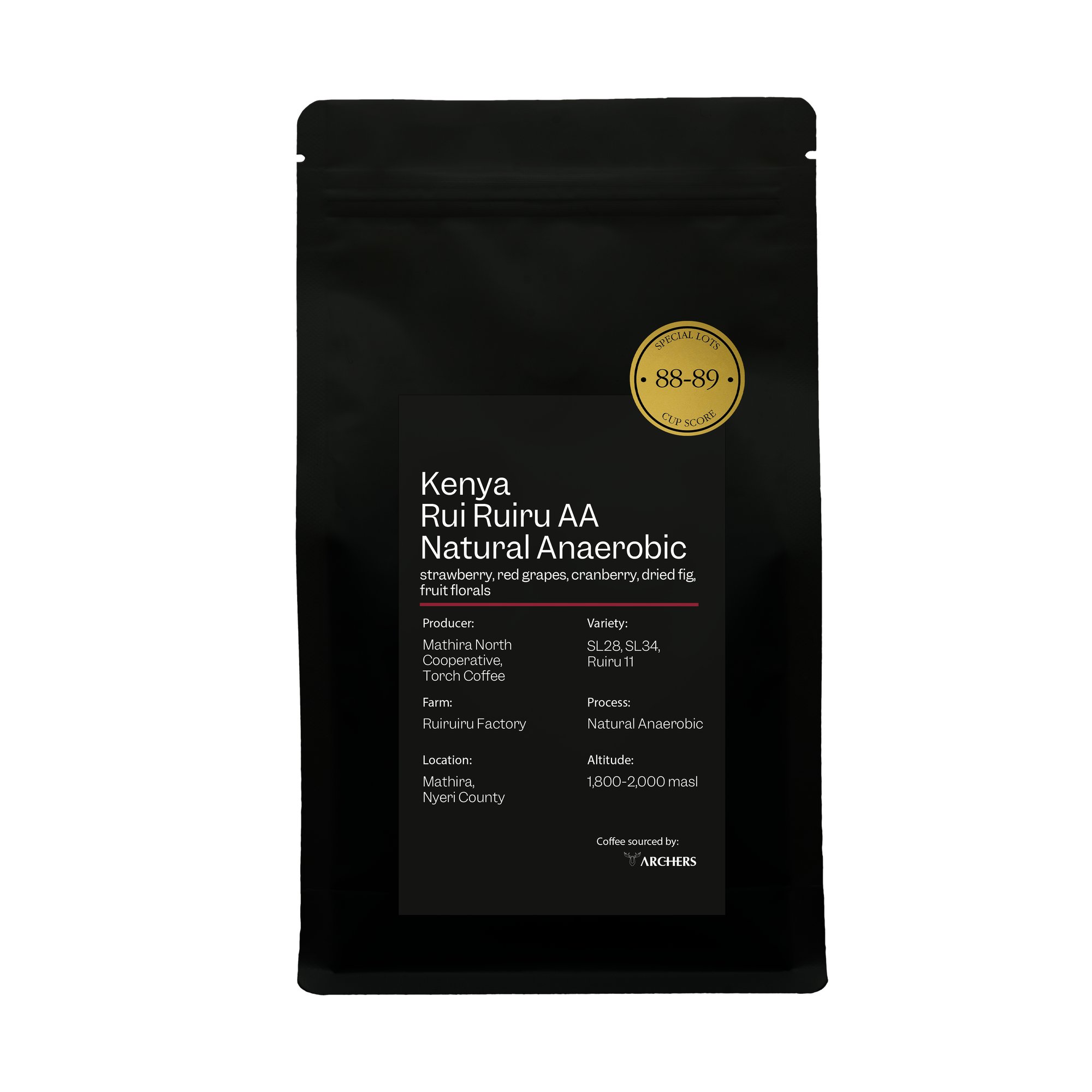 Kenya Rui Ruiru AA Natural Anaerobic
