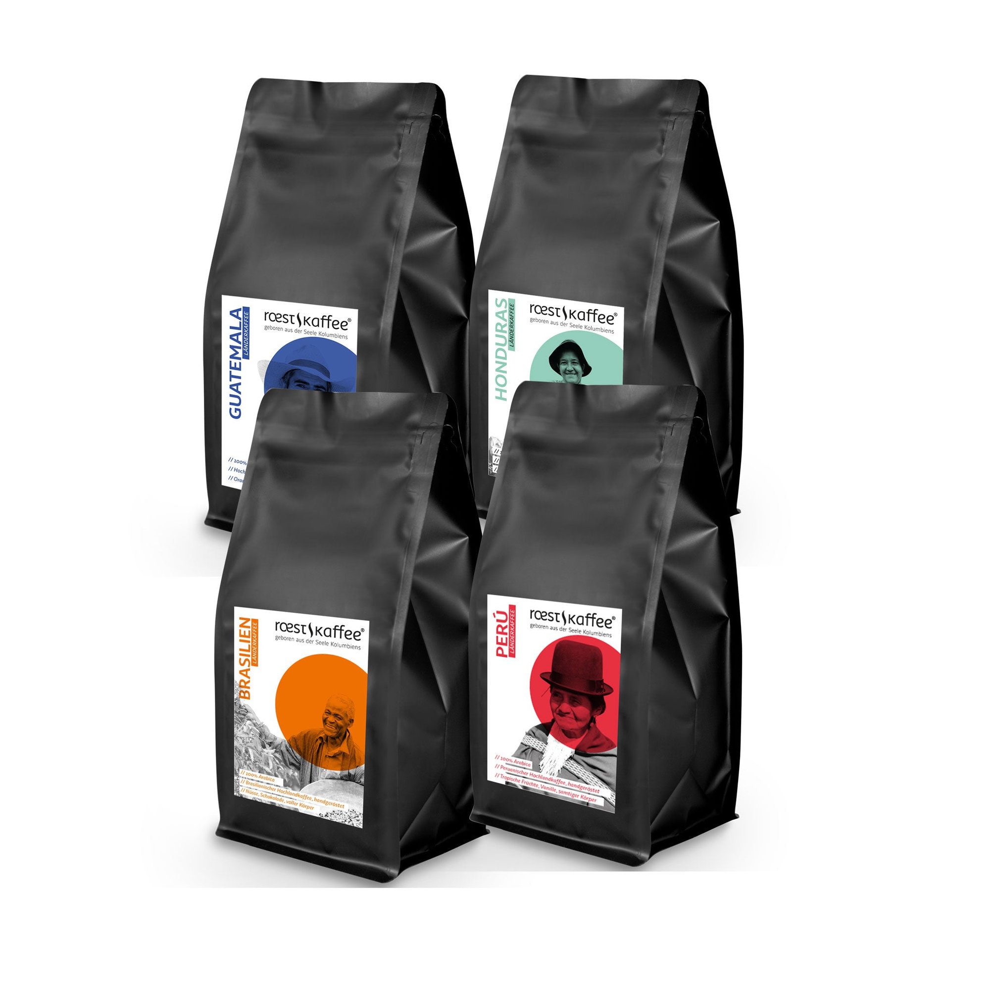 Länderkaffee Probierpaket