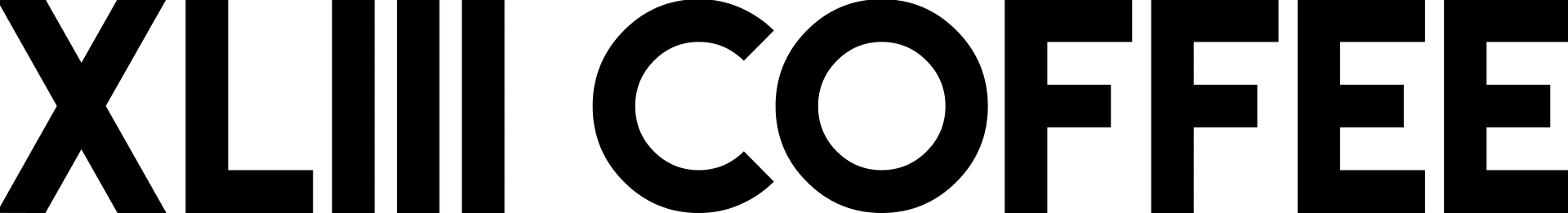 XLIII Coffee logo